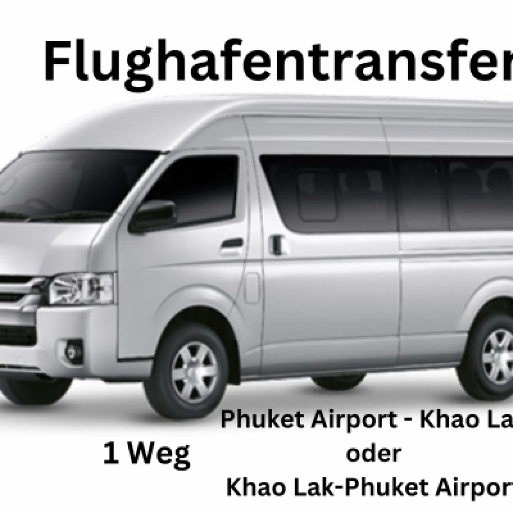 Phuket Flughafen Transfer nach Khao Lak – privater Minivan Service