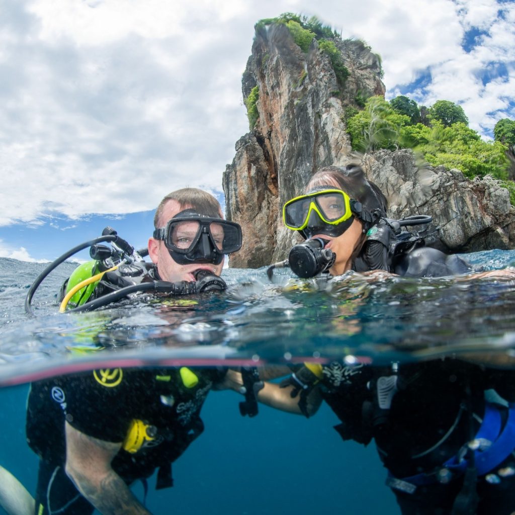 Unterwasserwelt Similan Islands Tauchen kristallklares Wasser Andamanensee