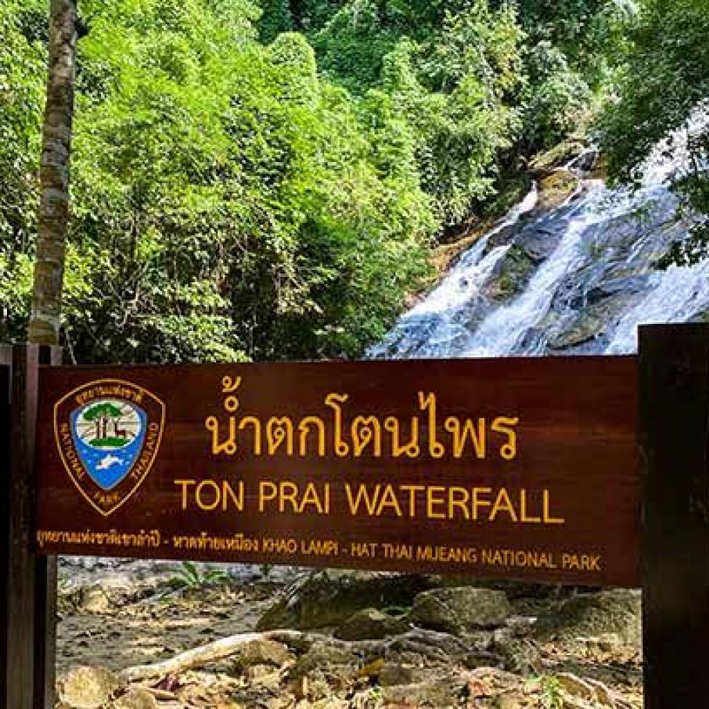 ton prai wasserfall khao lak ausfluege